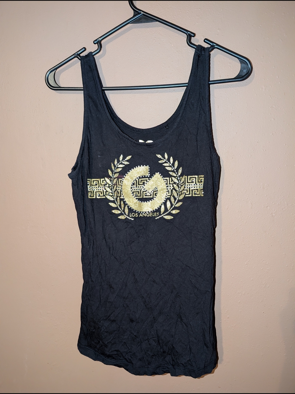 GBG Los Angeles Black Scoop Neck Tank Top